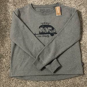 NWT Patagonia Live Simply Trailer Uprisal Crew Sweatshirt Crewneck